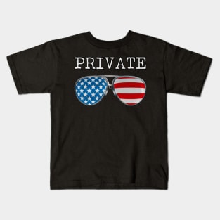 USA PILOT GLASSES PRIVATE Kids T-Shirt